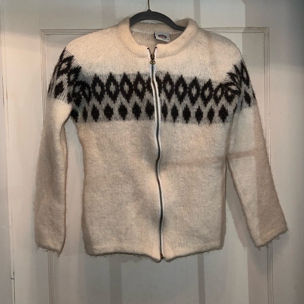 Icewear Icelandic wool ladies cardigan sweater small